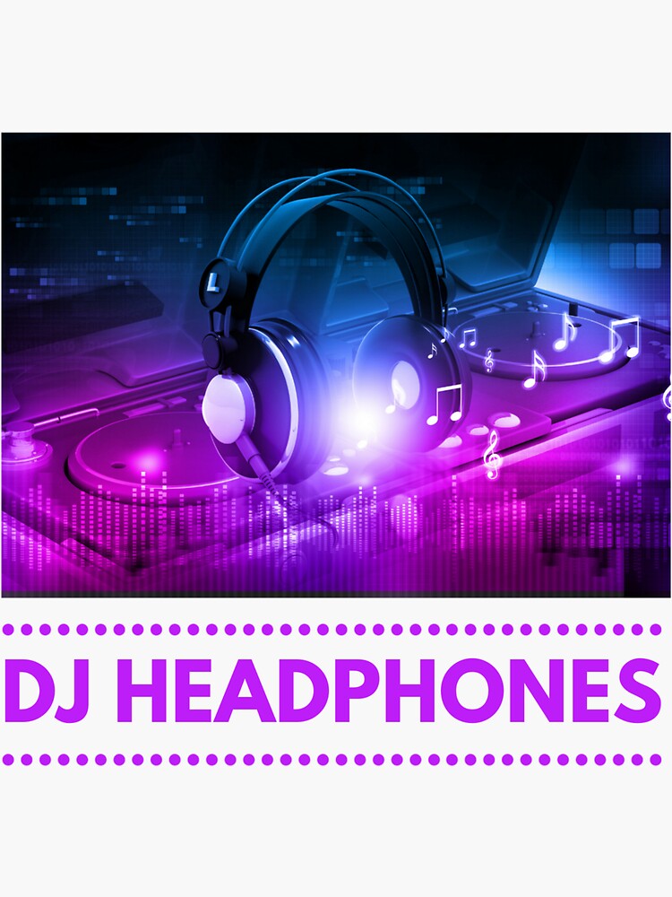 Deejay Headphones' Sticker | Spreadshirt