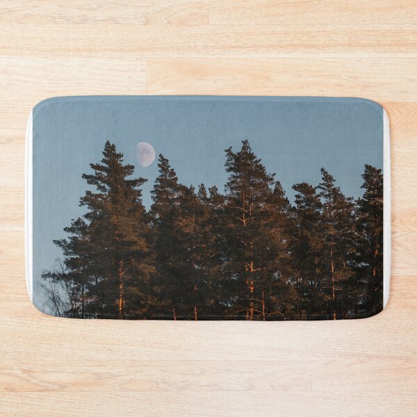 Item preview, Moon over pine trees designed and sold by ArnitaArnita.