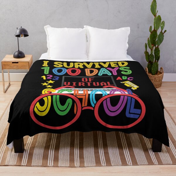 Item preview, I Survived 100 days of virtual school designed and sold by OzyManDiaS90.