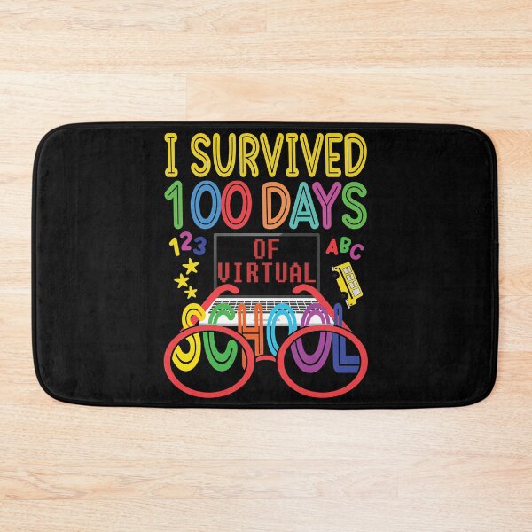 Item preview, I Survived 100 days of virtual school designed and sold by OzyManDiaS90.