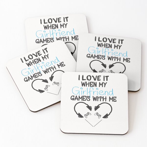 Item preview, I Love It When My Girlfriend Games With Me - gamer - gaming  designed and sold by Hannah  Pillic.