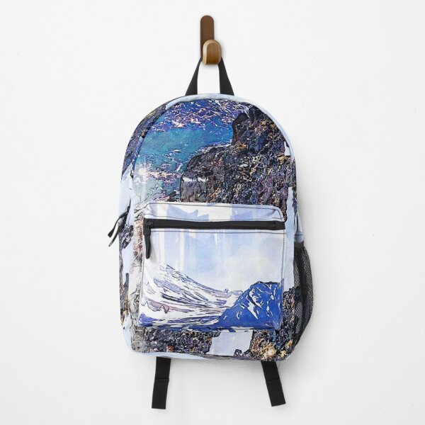 Item preview, Snowy Mountains Abstract. For Mountain Lovers. designed and sold by ColortrixArt.