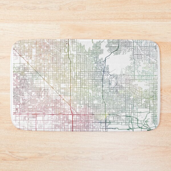 Item preview, Phoenix Map Watercolor by Zouzounio Art designed and sold by zouzounioart.