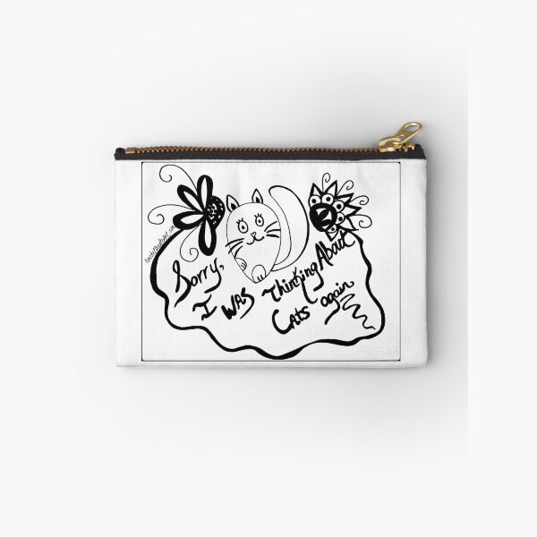 Item preview, Rachel Doodle Art - Sorry, I Was Thinking About Cats Again designed and sold by Rachel Maynard.