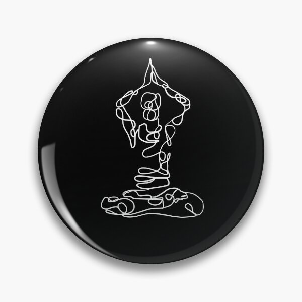 Item preview, Contour Line Yoga-Seated Yoga 5 (WI) designed and sold by FranksArtWorld.