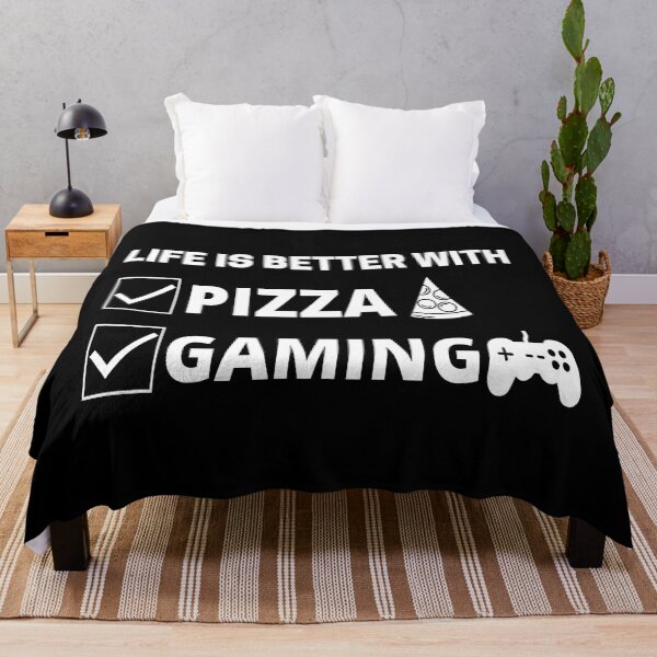 Item preview, Life is better with pizza and gaming designed and sold by Apoorv Choudhary.