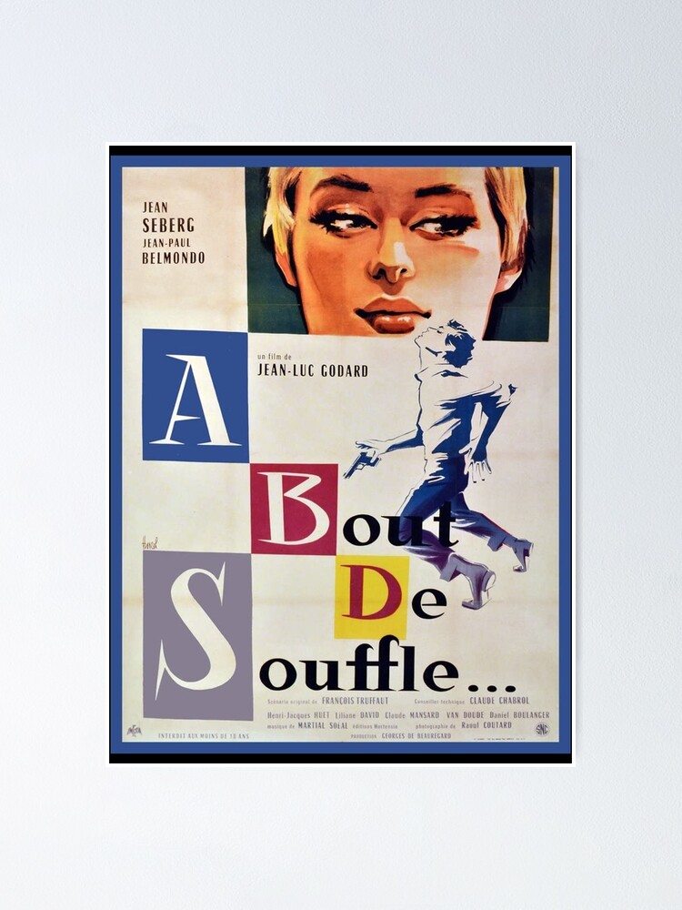 Breathless A Bout De Souffle Poster By Tantowigilang Redbubble