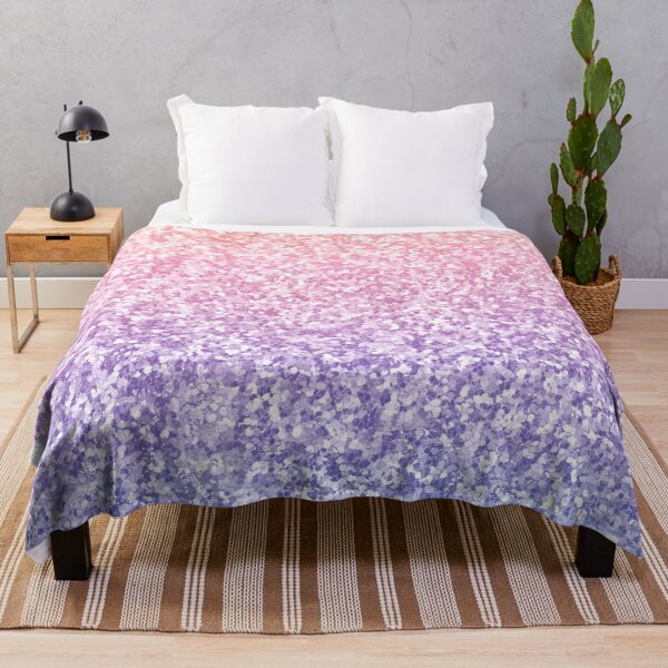 Item preview, Pink purple blue glitter ombre modern pattern designed and sold by Dear-Ashlin.