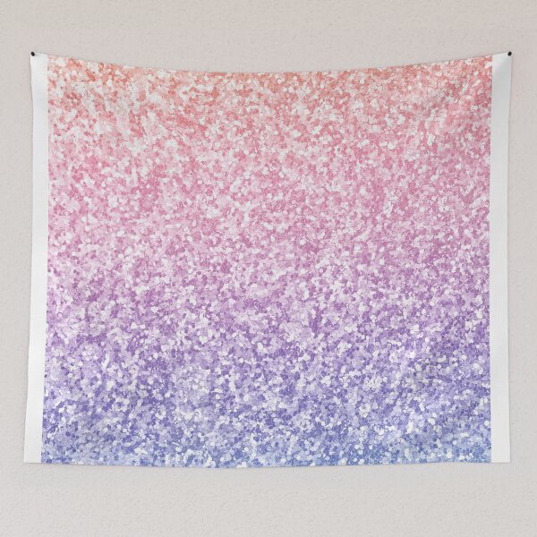 Item preview, Pink purple blue glitter ombre modern pattern designed and sold by Dear-Ashlin.