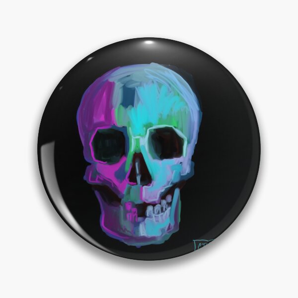 Item preview, Neon skull designed and sold by Clistro.