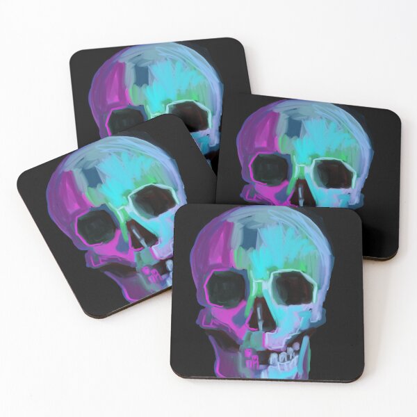 Item preview, Neon skull designed and sold by Clistro.