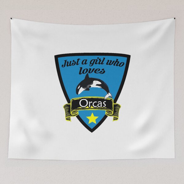 Item preview,  Just a girl who loves orcas,  gift idea for orcas lover designed and sold by Mac Store.