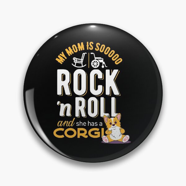 Item preview, Funny Rock and roll Corgi Mom designed and sold by HenningMadsen.