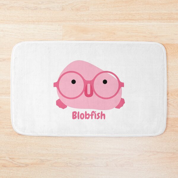 Item preview, Pink Blobfish with Glasses  designed and sold by hydrEAU.
