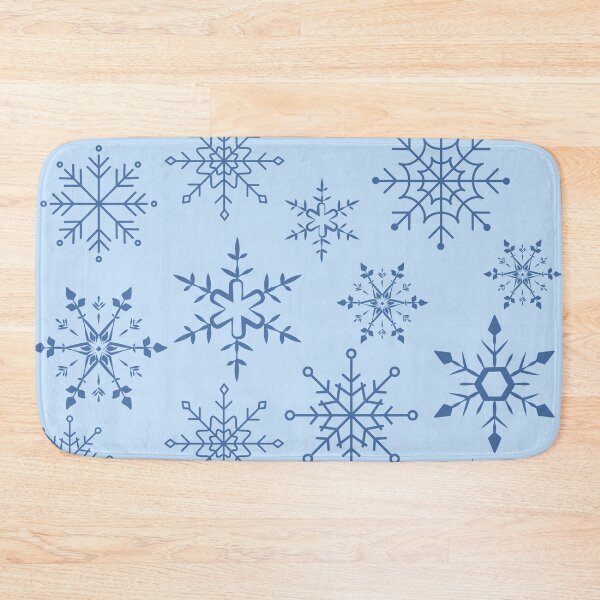 Item preview, ice blue snowflakes pattern  designed and sold by euphoria-rose.