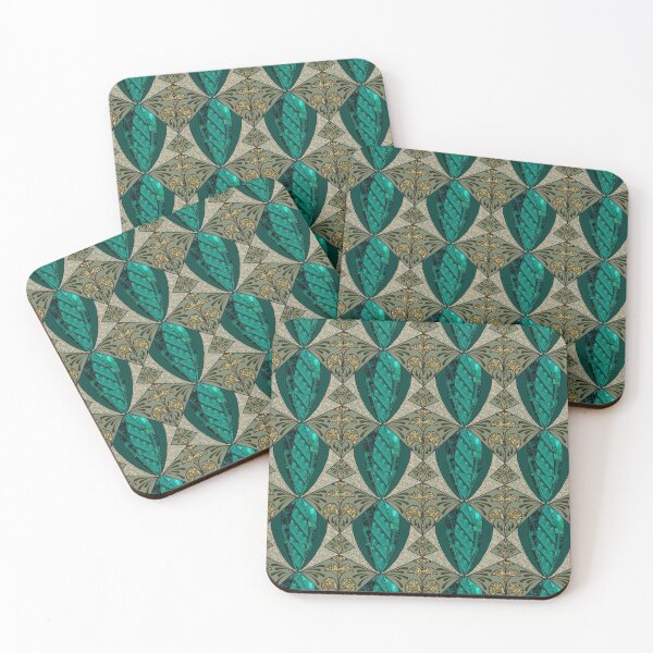 Item preview, Trellis Damask,baroque,emerald green,pattern  designed and sold by MariaMarinova.