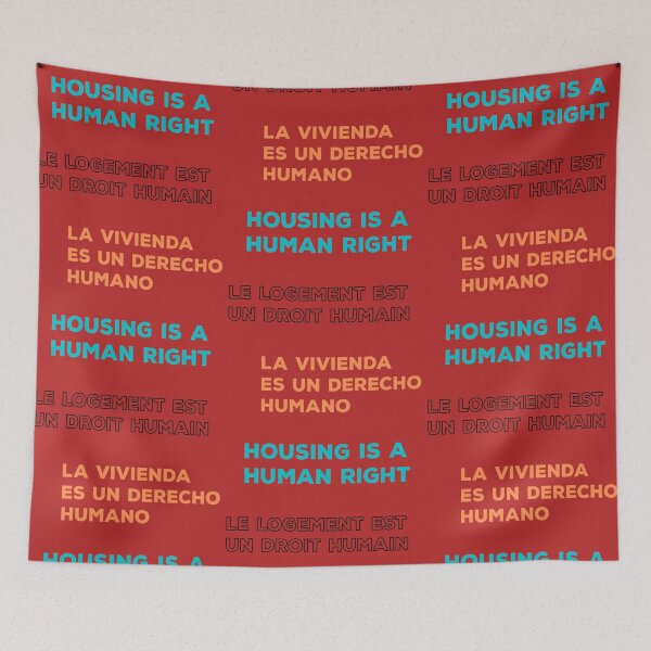 Item preview, Housing Is A Human Right different languages designed and sold by neodiseno.