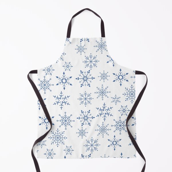 Item preview, white and blue snowflakes pattern designed and sold by euphoria-rose.