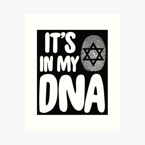 Item preview, Funny Jew Holiday Gift T Shirt It's In My DNA Fingerprint Jew designed and sold by Bendthetrend.