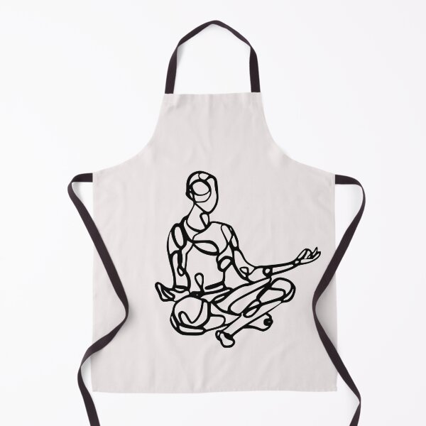 Item preview, Contour Line Yoga-Seated Yoga 6 designed and sold by FranksArtWorld.