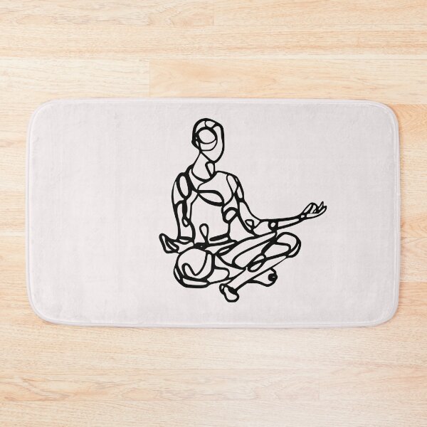Item preview, Contour Line Yoga-Seated Yoga 6 designed and sold by FranksArtWorld.
