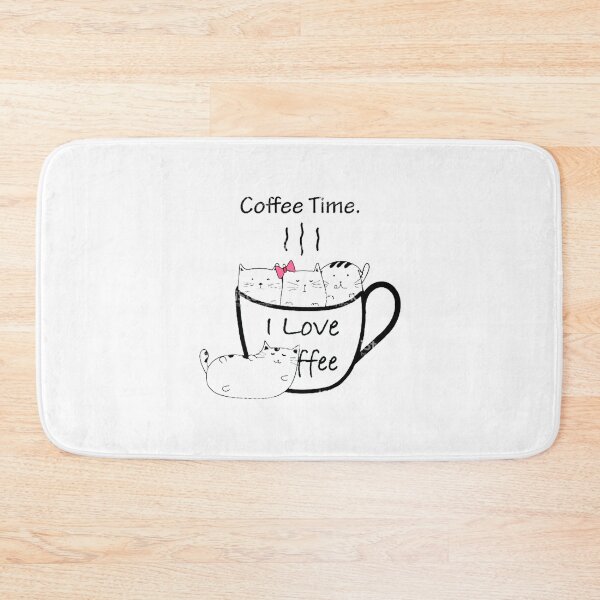 Item preview, my coffee and i are having a moment cat designed and sold by ishako online.