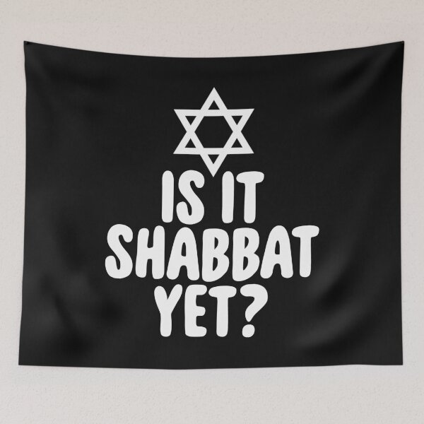 Item preview, Funny Jew Holiday Gift T Shirt Is It Shabbat Yet designed and sold by Bendthetrend.