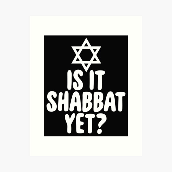 Item preview, Funny Jew Holiday Gift T Shirt Is It Shabbat Yet designed and sold by Bendthetrend.