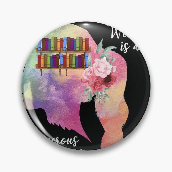 Item preview, A Well Read Woman Is A Dangerous Creature Female Reader Gift designed and sold by MakeGoodChoices.