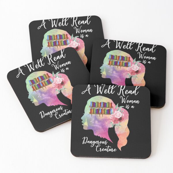 Item preview, A Well Read Woman Is A Dangerous Creature Female Reader Gift designed and sold by MakeGoodChoices.