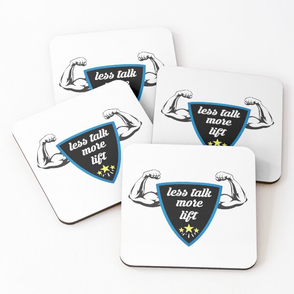 Item preview, Less talk more lift, gift idea for lovers fitness and gym designed and sold by Mac Store.