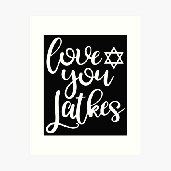 Item preview, Funny Jew Holiday Gift T Shirt Love You Latkes designed and sold by Bendthetrend.