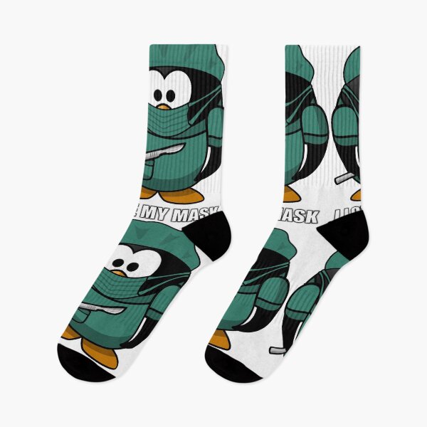 Aperçu de l'œuvre J'aime mon masque | Docteur Penguin Design | créée et vendue par BestBash.