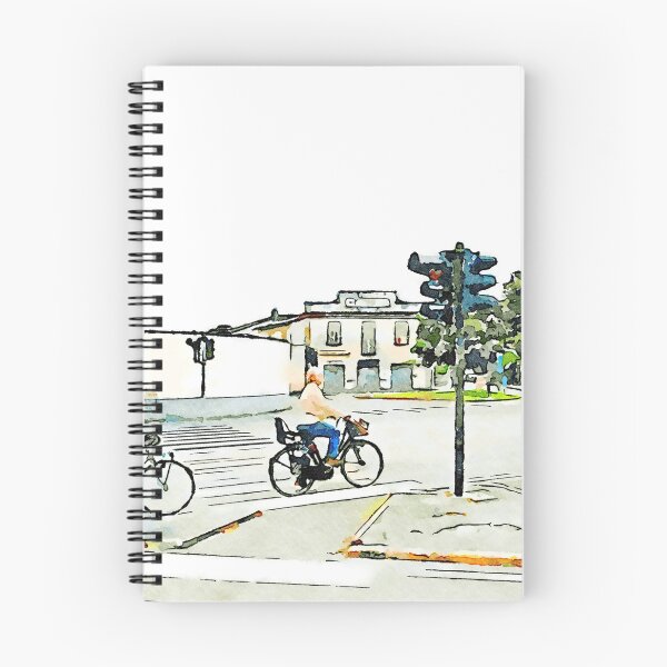 Item preview, Women on bicycles stopped at traffic lights designed and sold by Giuseppe Cocco.
