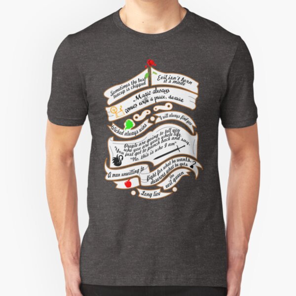 Quotes. Slim Fit T-Shirt