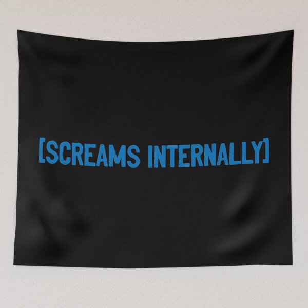 Item preview, Screams Internally Existential Crisis designed and sold by Sour Soul.