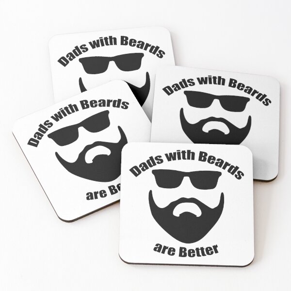 Item preview, Dads with beards are better designed and sold by Giovanni's  Brown Quotes.