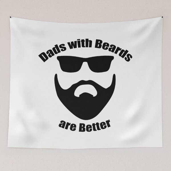 Item preview, Dads with beards are better designed and sold by Giovanni's  Brown Quotes.