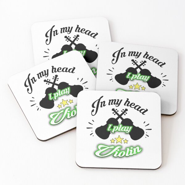 Item preview, In my head I play violin, gift idea for music lovers designed and sold by Mac Store.