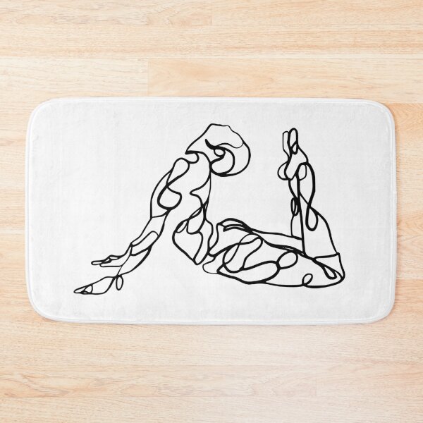 Item preview, Contour Line Yoga-Cobra Pose 1 designed and sold by FranksArtWorld.