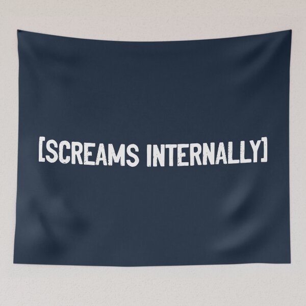 Item preview, Screams Internally Quotes designed and sold by Sour Soul.