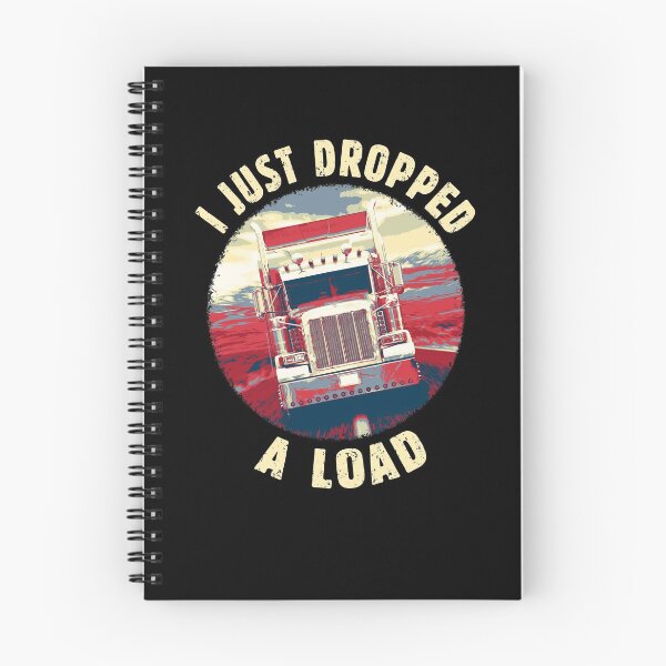 Item preview, I Just Dropped a Load - Vintage Big Rig Semi Trailer Truck Driver Gift for Men and Women for Kids Boys and Girls - Truck Driving Retro Poster - 18 Wheeler Trucker Design for Semi-Truck Drivers Fans designed and sold by WG-Factory.