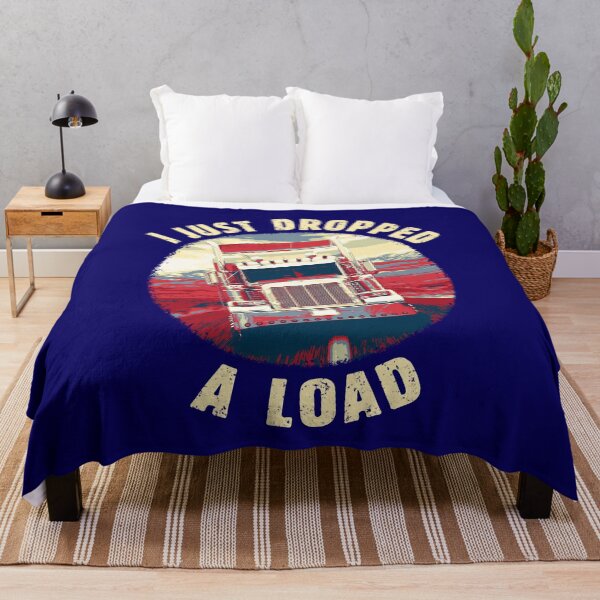 Item preview, I Just Dropped a Load - Vintage Big Rig Semi Trailer Truck Driver Gift for Men and Women for Kids Boys and Girls - Truck Driving Retro Poster - 18 Wheeler Trucker Design for Semi-Truck Drivers Fans designed and sold by WG-Factory.