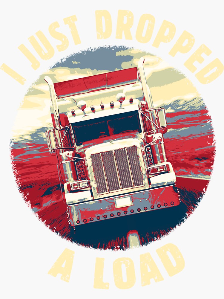 MILES FOR MEDITATION Trucker Gift For Truck Driver' Sticker