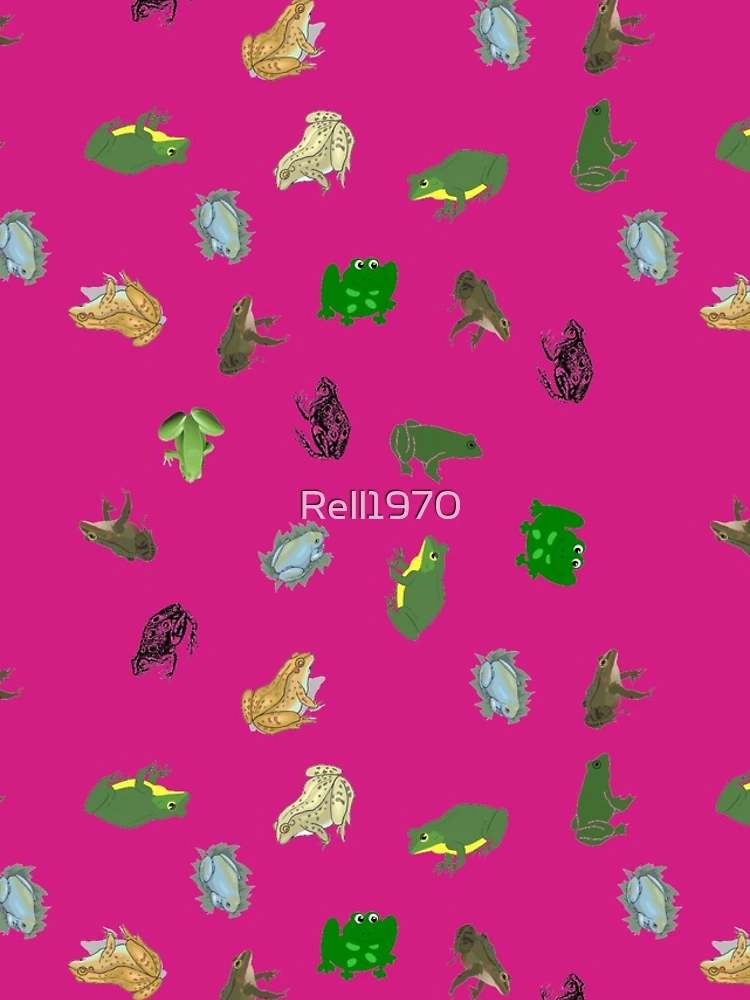 Thumbnail 4 of 4, iPhone Case, Random Frog Pattern designed and sold by Rell1970.