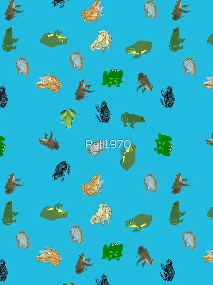 Thumbnail 5 of 5, A-Line Dress, Random Frog Pattern designed and sold by Rell1970.