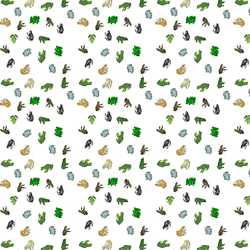 Artwork thumbnail, Random Frog Pattern by Rell1970