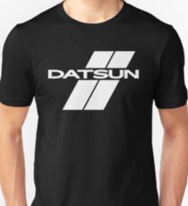 Datsun Stripes (White) Unisex T-Shirt
