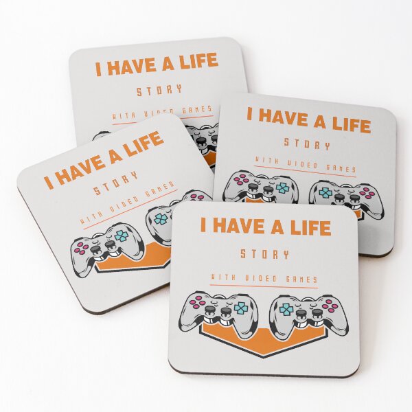 Aperçu de l'œuvre I have a life story with video games créée et vendue par Desibeau.