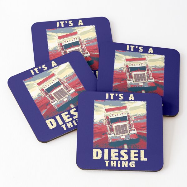 Item preview, It's a Diesel Thing - Vintage Big Rig Semi Trailer Truck Driver Gift for Men and Women for Kids Boys and Girls - Truck Driving Retro Poster - 18 Wheeler Trucker Design for Semi-Truck Drivers and Fans designed and sold by WG-Factory.